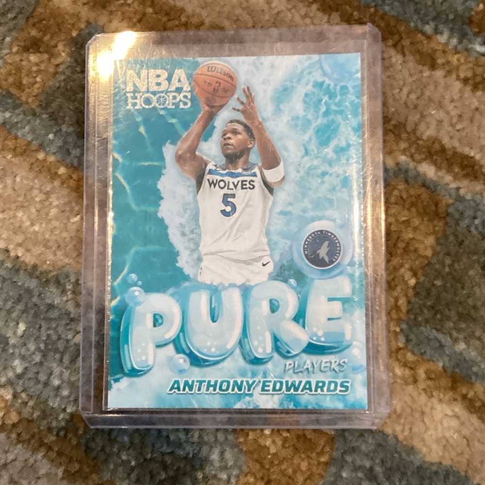 NBA Hoops Anthony Edwards Pure Players Card
